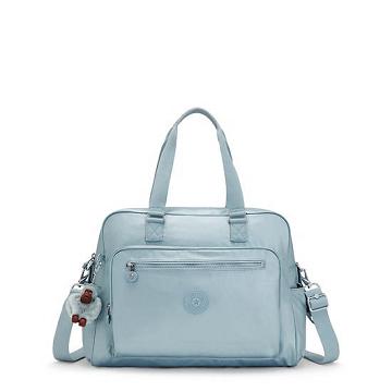 Kipling Alanna Metallic Diaper Bag Çanta Turkuaz | TR 1974MQ